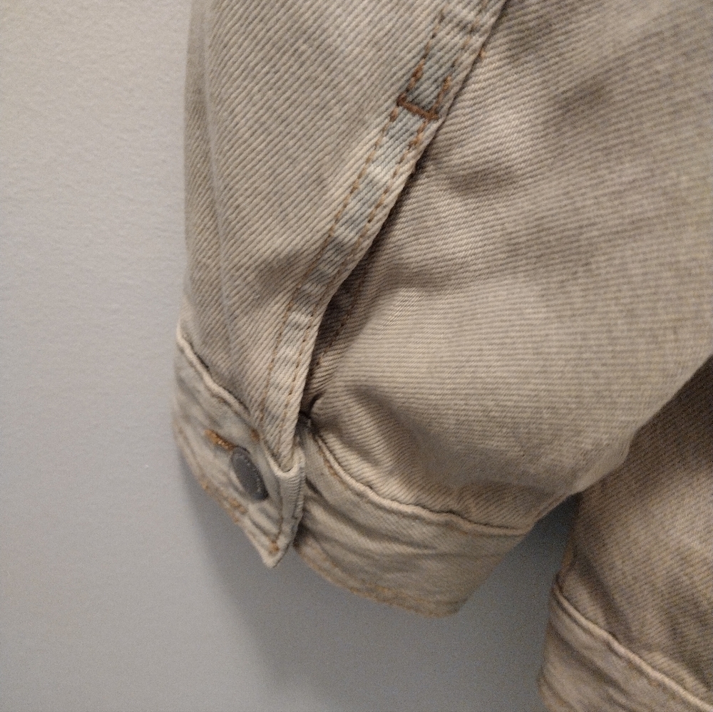 Beige Drawstring Utility Jacket - Women - Picture 3 of 4